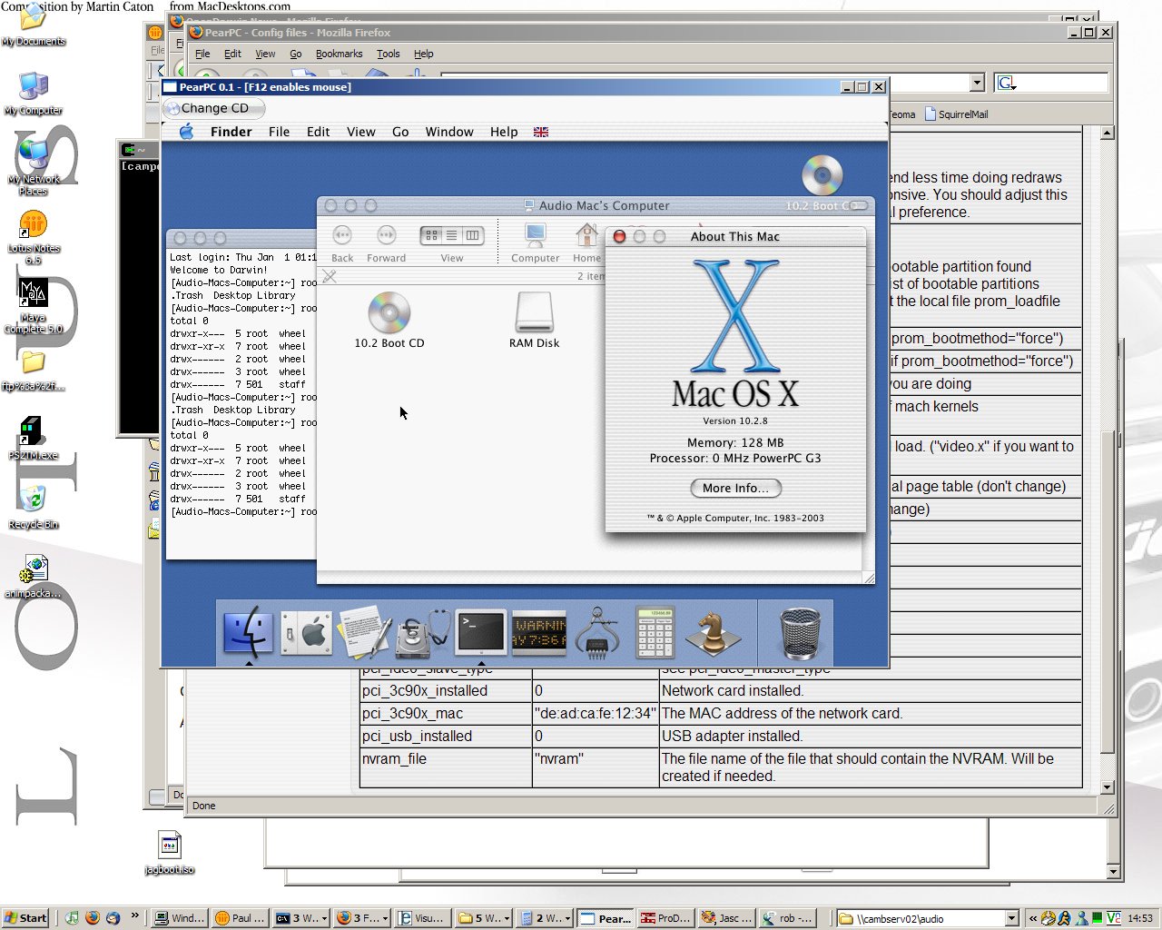 what version mac osx for running virtual machine windows